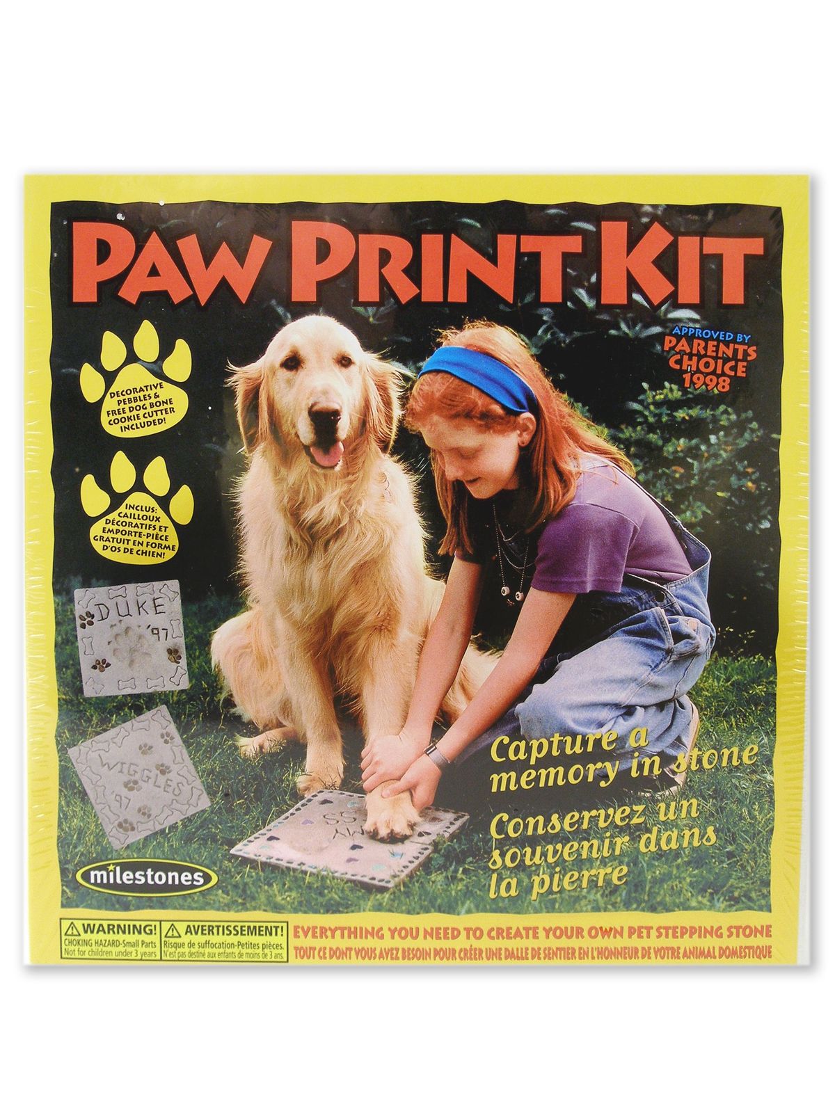 Dog Paw Print Kit Stepping Stone Kit