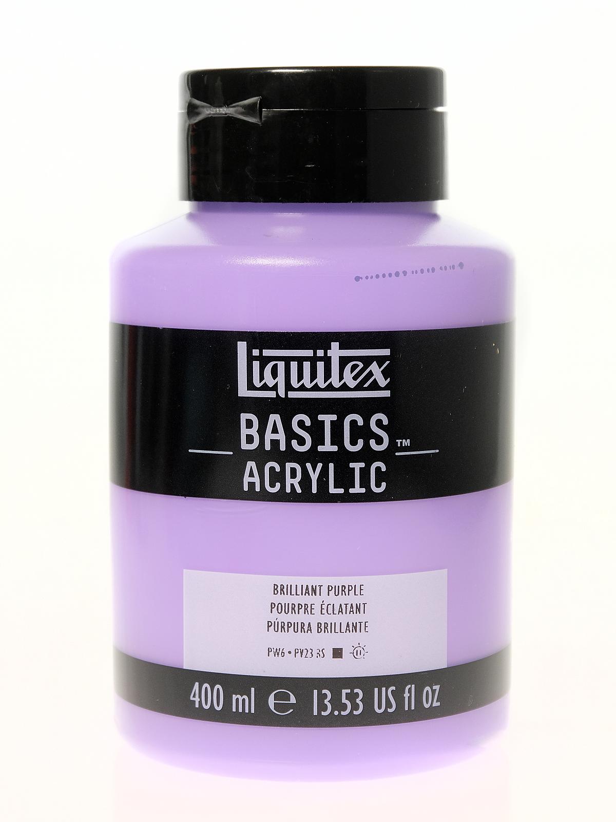 Basics Acrylics Colors brilliant purple 13.5 oz. flat cap squeeze bottle