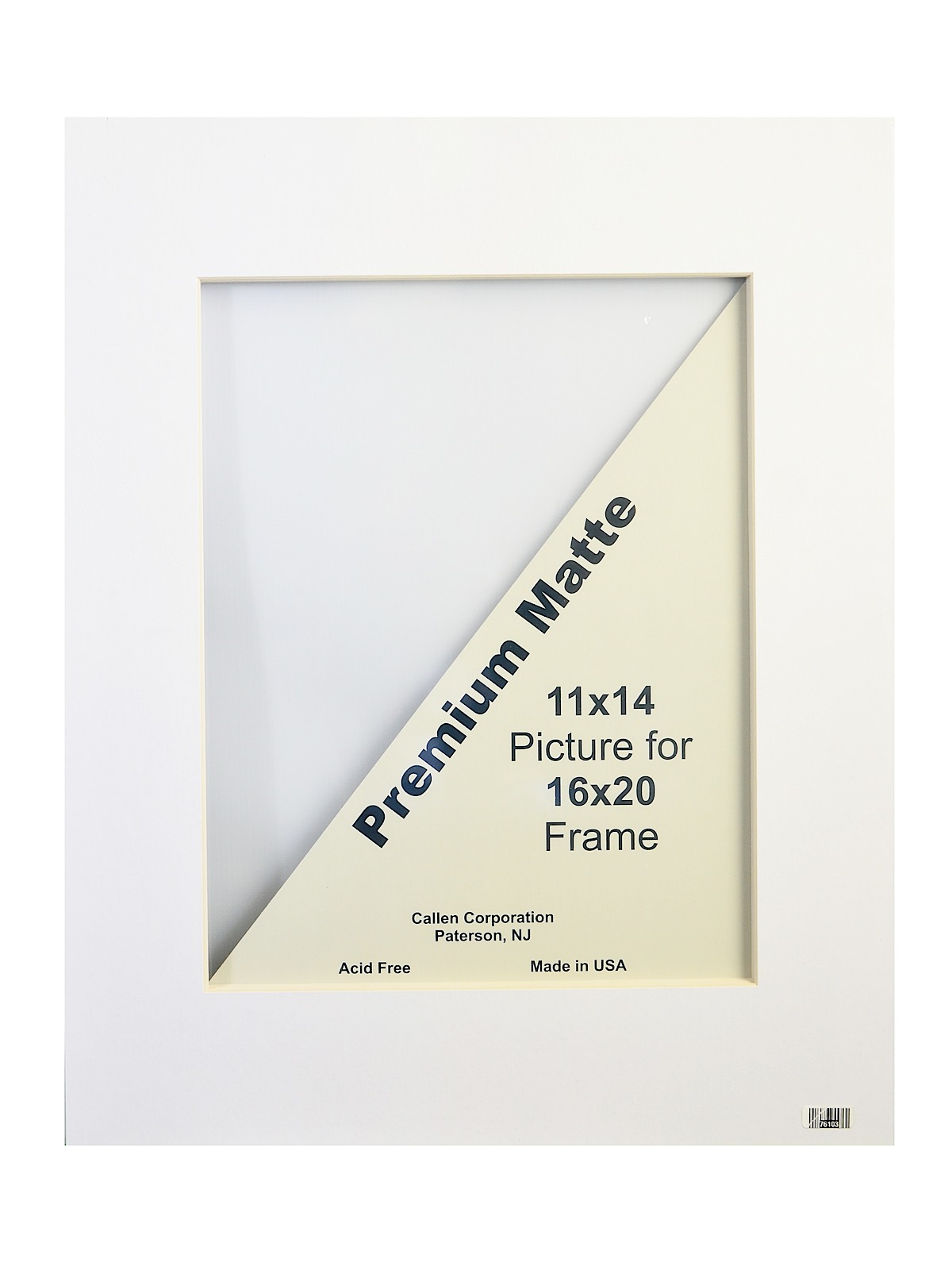 Pre-Cut Mats white 16 in. x 20 in. pack of 10