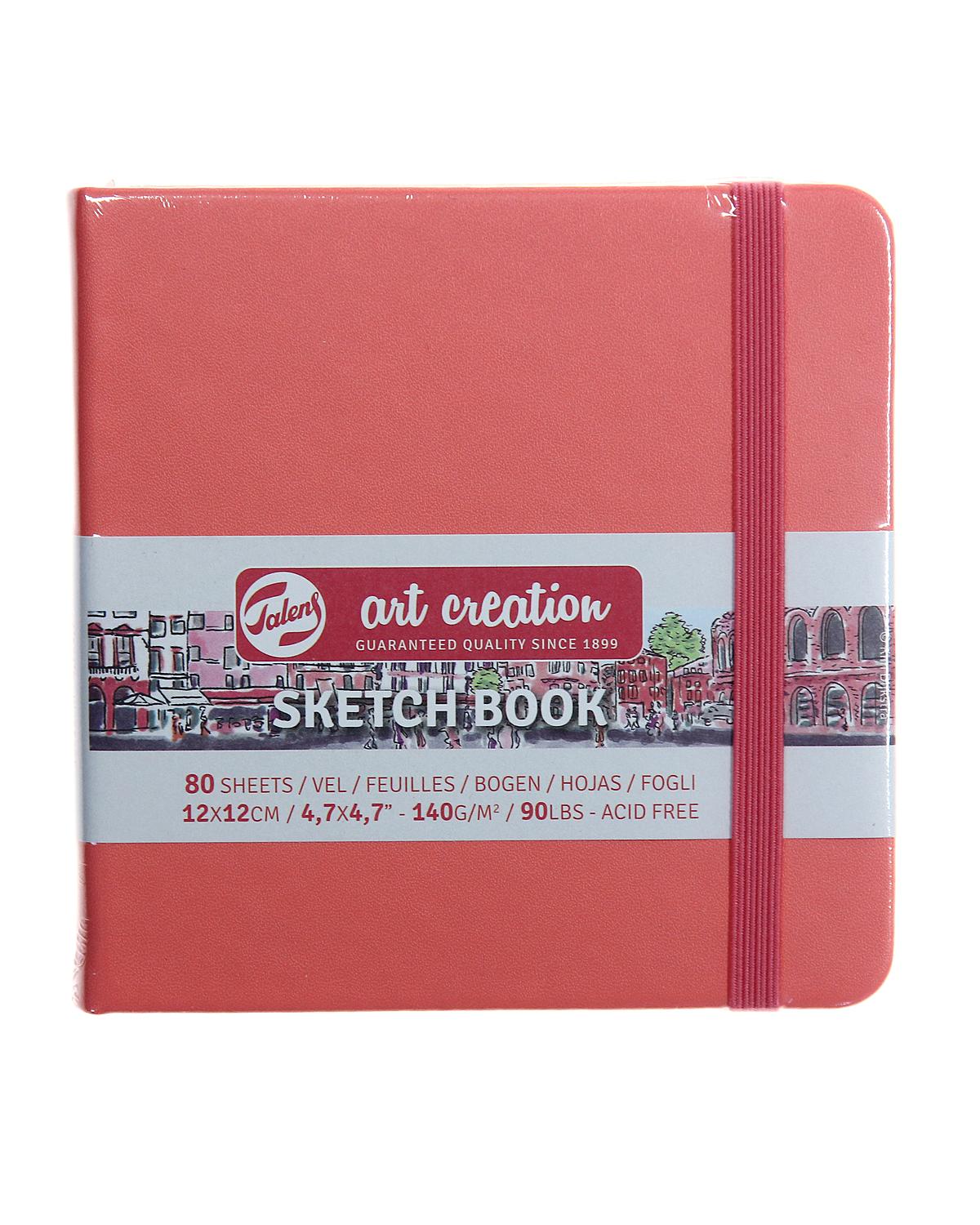 Art Creations Sketchbooks 140 g coral 12 cm x 12 cm