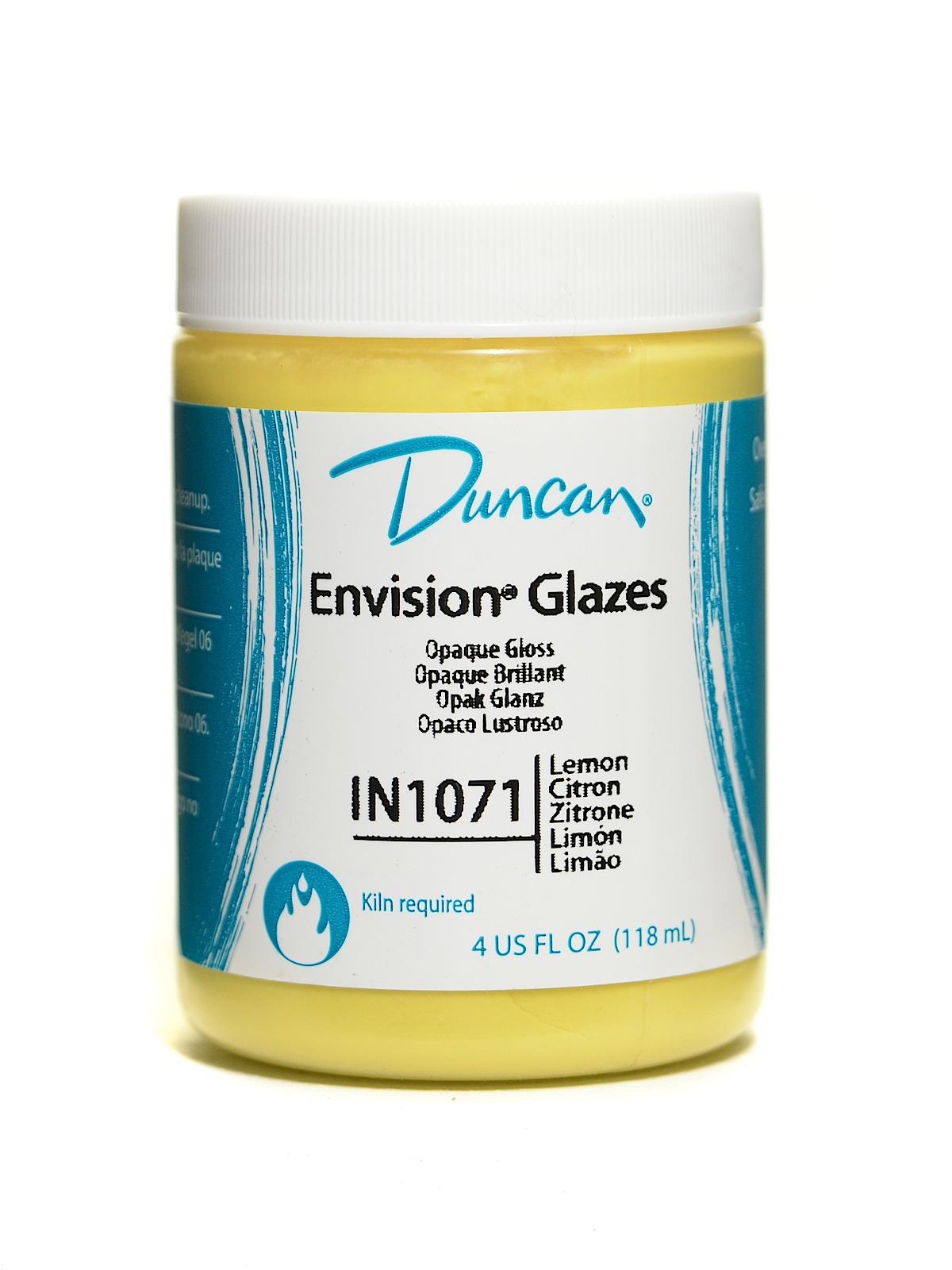 Envision Glazes Lemon Opaque 4 Oz.