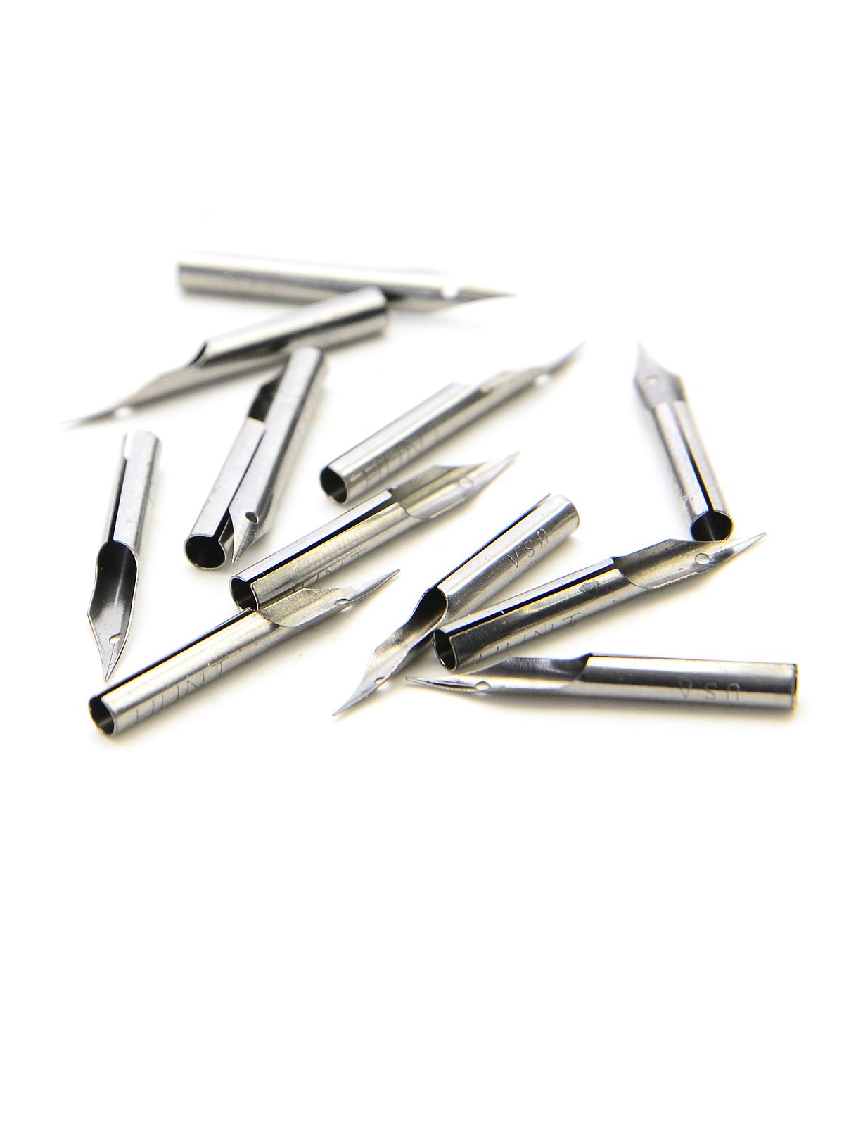 Hunt Artists' Pen Nibs--Hawk Quill No. 107 box of 12