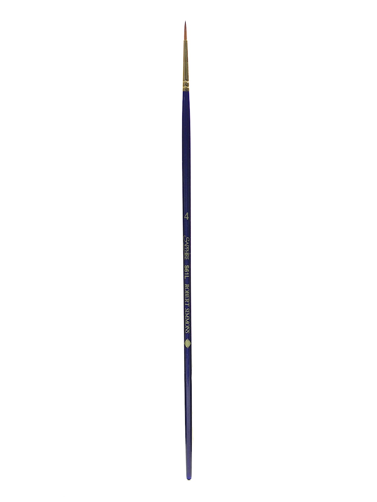 Sapphire Series Synthetic Brushes Long Handle 4 Round