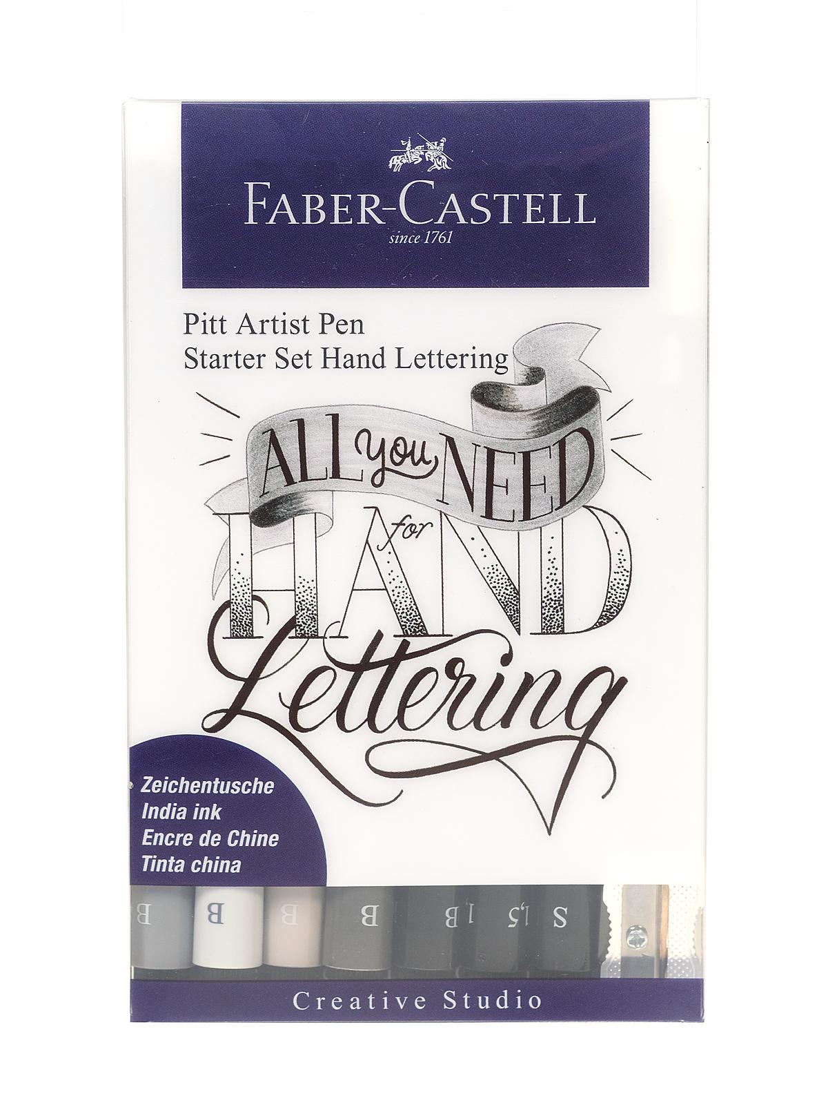 Pitt Artist Pen Hand Lettering Wallet Set set of 9 All You Need for Hand Lettering