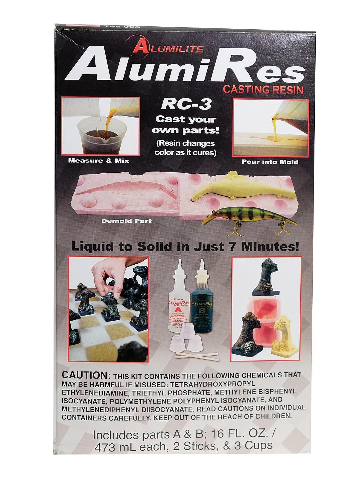 RC-3 AlumiRes Casting Resin Kit 32 Oz.