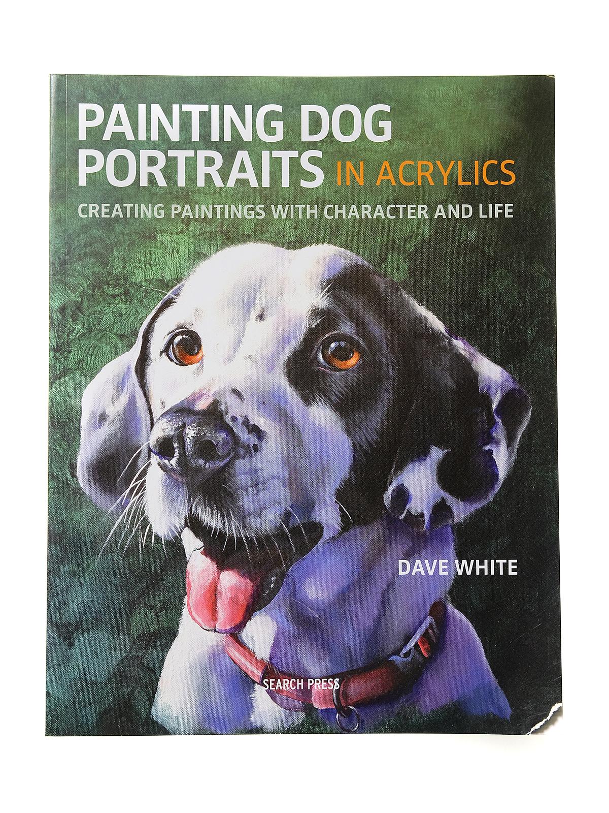 Painting Dog Portraits in Acrylic each
