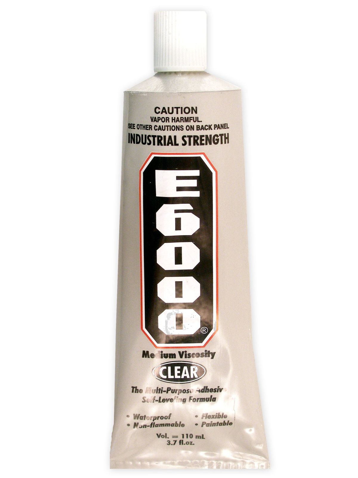 E-6000 Industrial Strength Adhesive 3.7 Oz. Tube