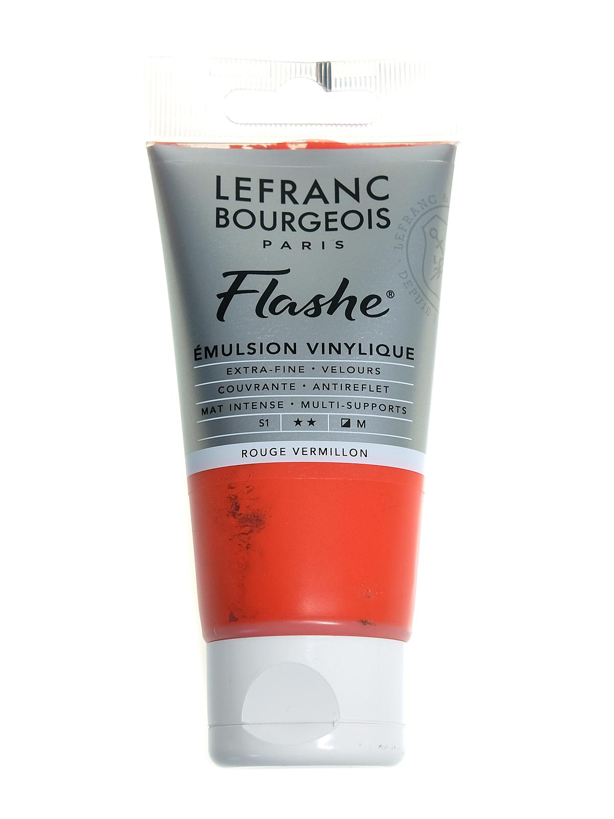 Flashe Vinyl Paint 80 ml vermilion red