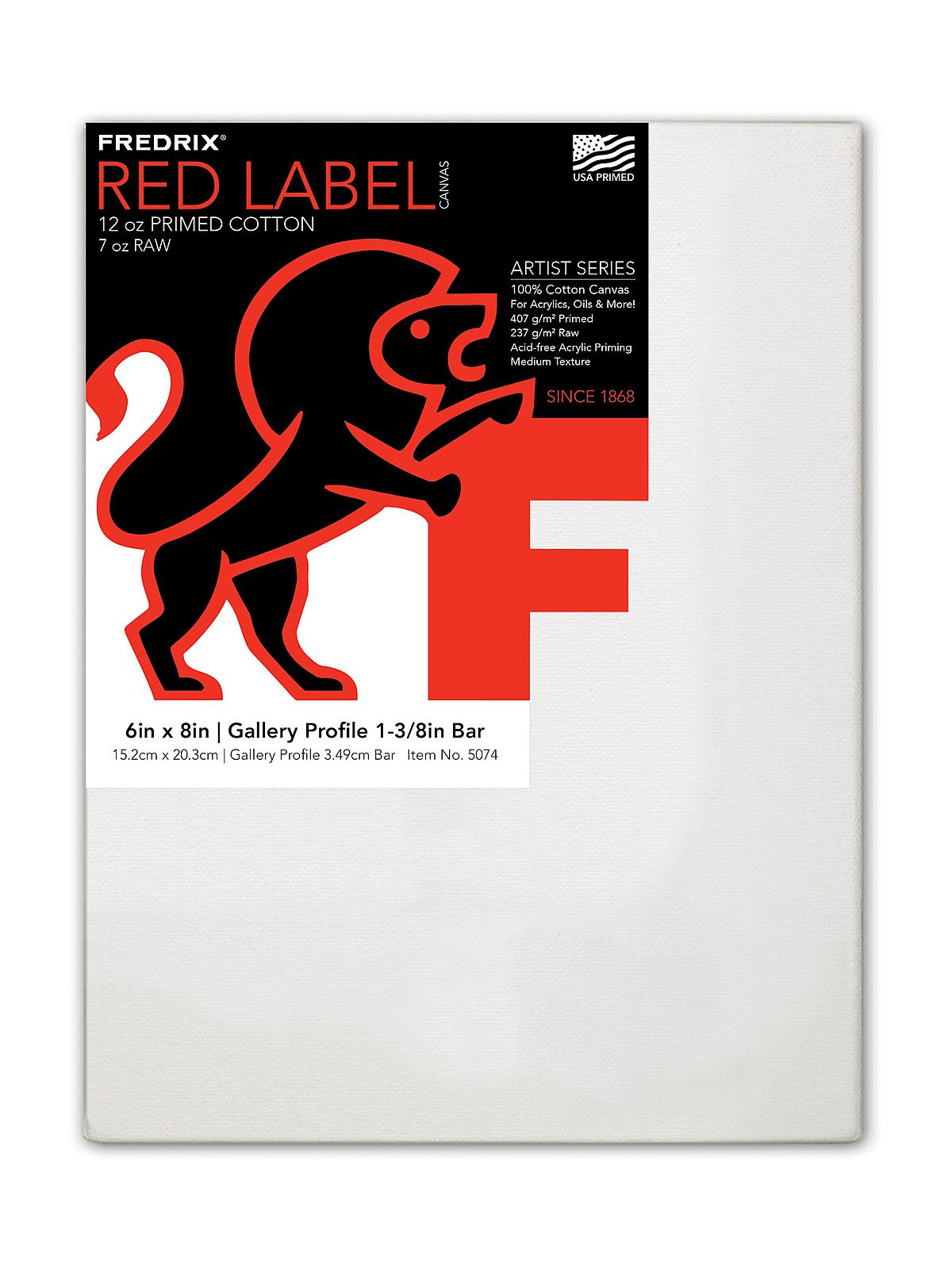 Red Label Gallerywrap Stretched Canvas 6 in. x 8 in. each