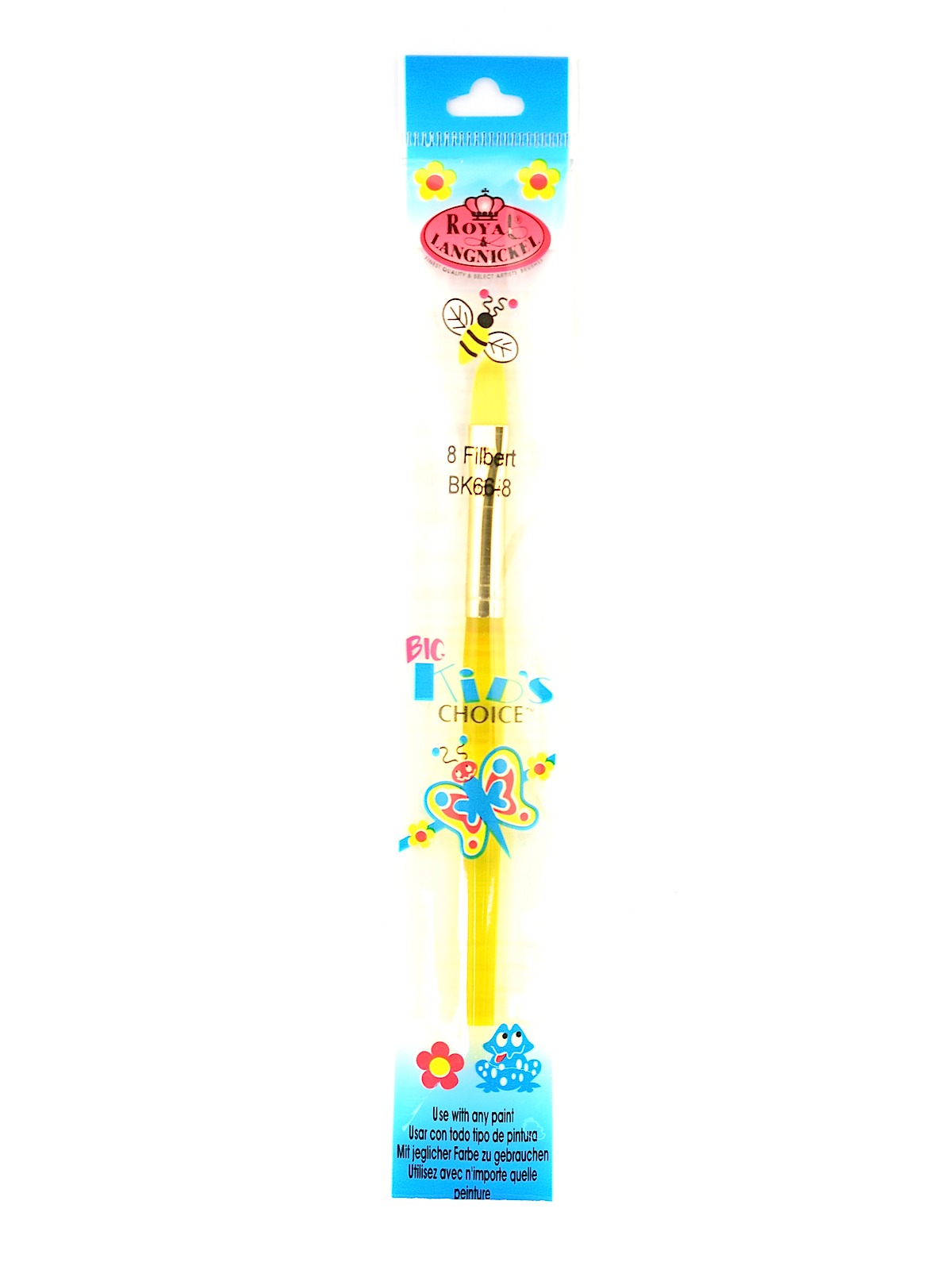 Big Kid's Choice Brushes filbert 8 yellow