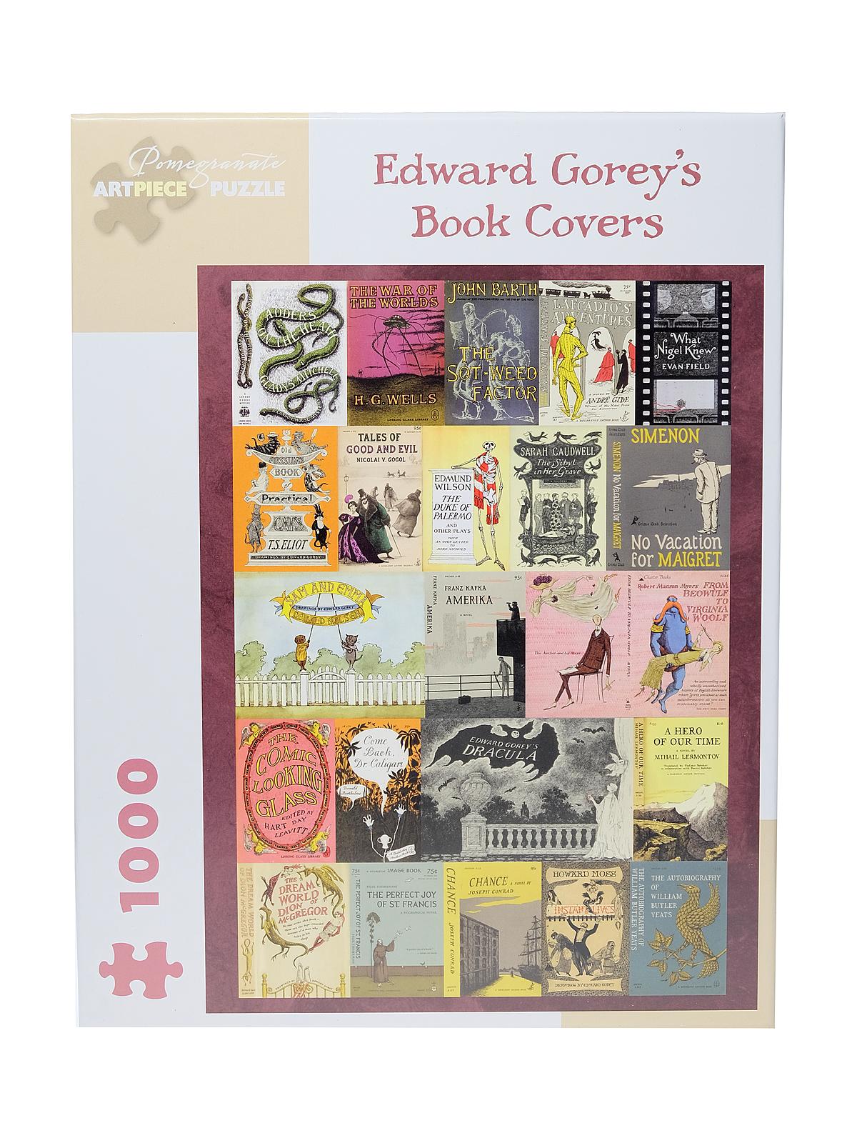 1000-Piece Jigsaw Puzzles Edward Gorey's Book Covers