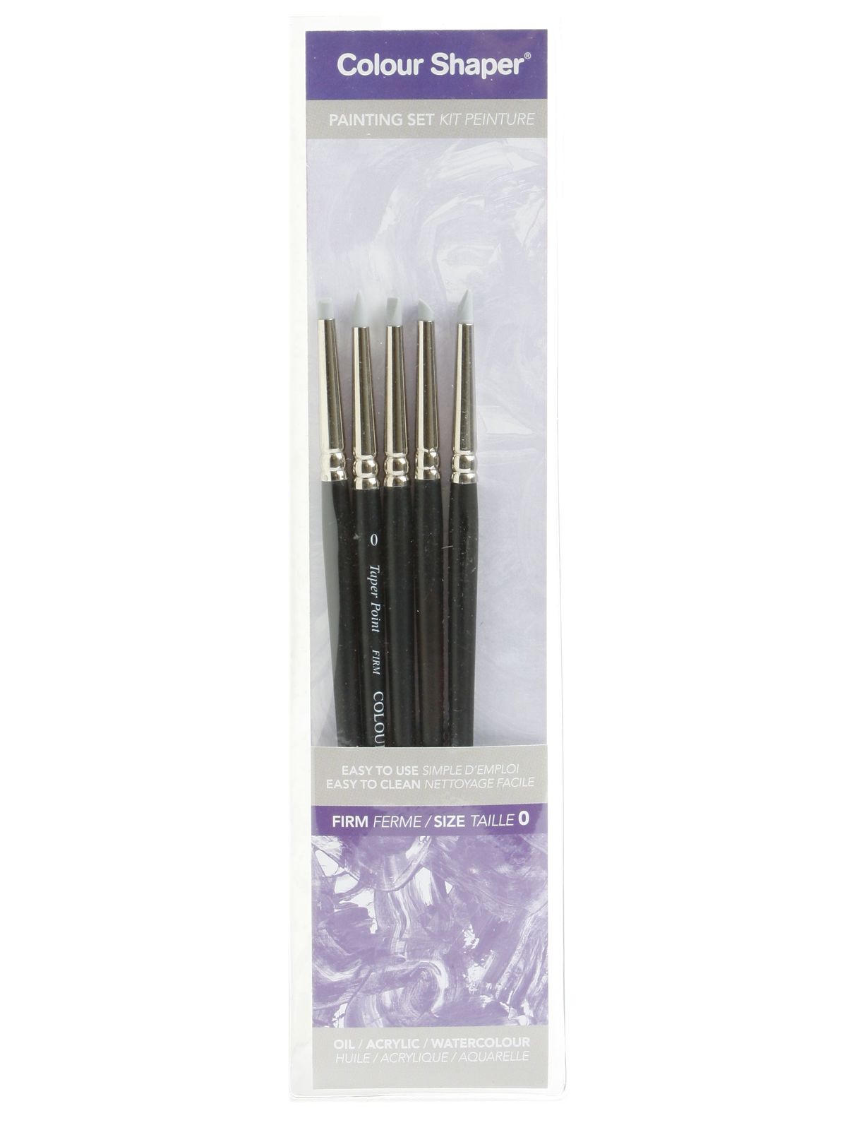 Painting Tool And Pastel Blending Sets Assorted Firm No. 0 Set Of 5