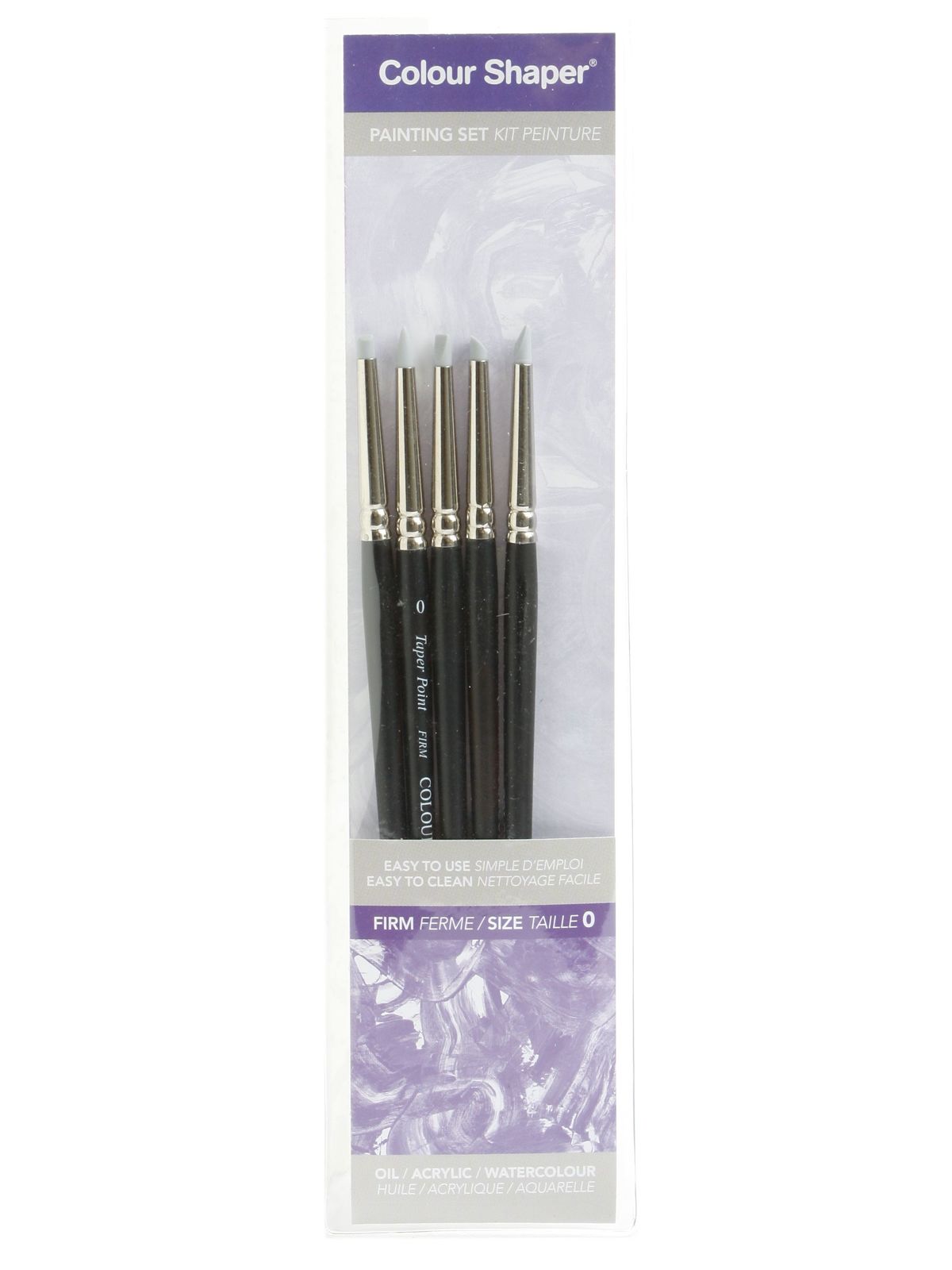 Painting Tool and Pastel Blending Sets assorted firm no. 0 set of 5