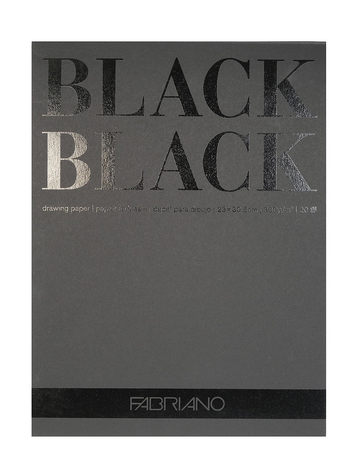 BLACK BLACK Pads 9 in. x 12 in. 300 gsm 20 pages