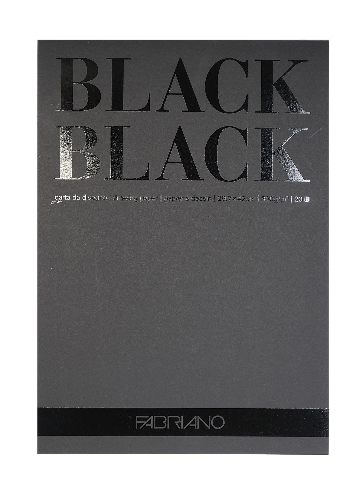 BLACK BLACK Pads 11.75 In. X 16.5 In. 300 Gsm 20 Pages