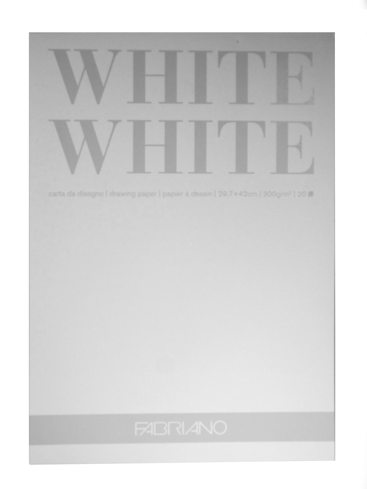 WHITE WHITE Pads 11.75 in. x 16.5 in. 300 gsm 20 pages