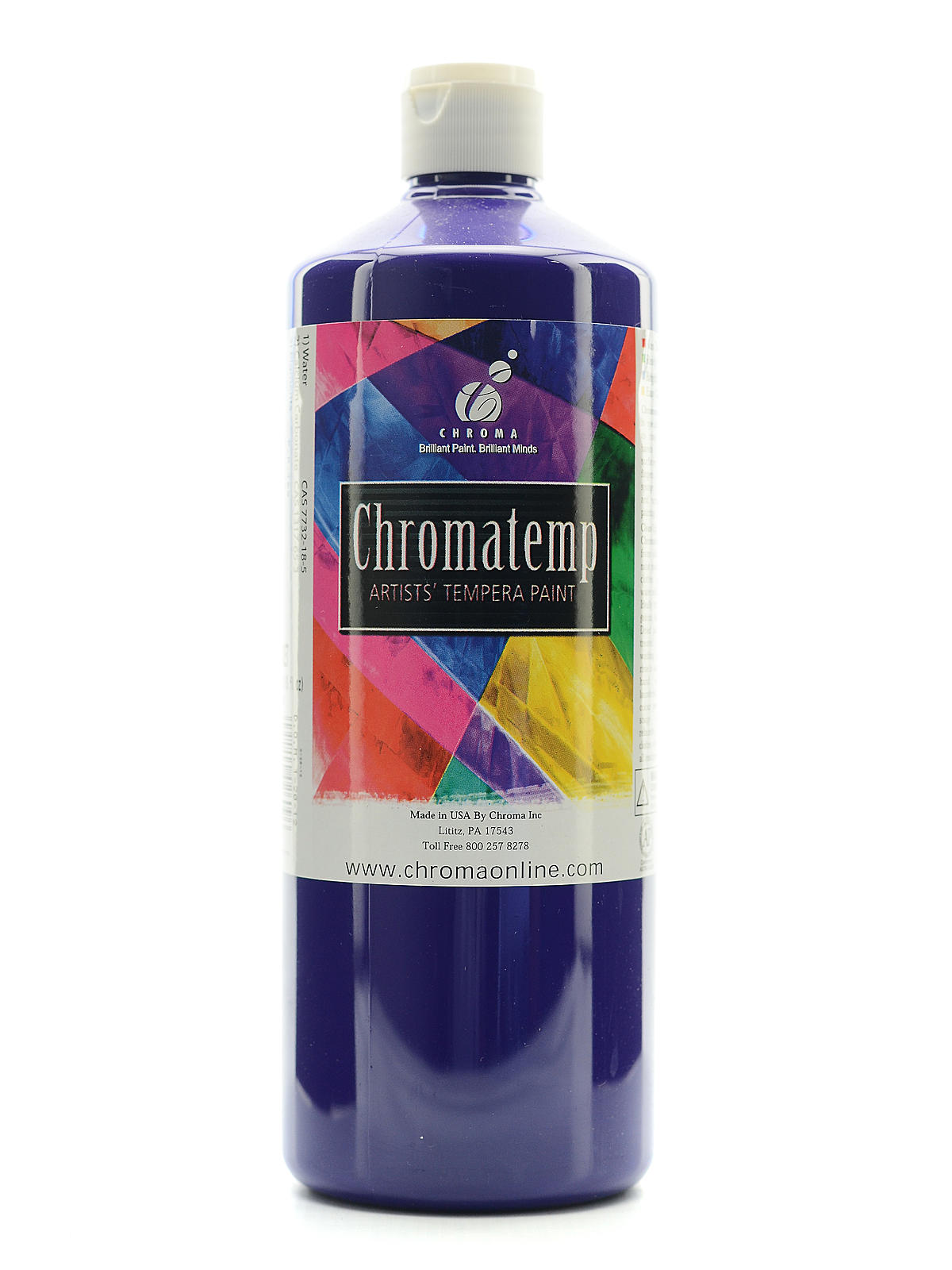 ChromaTemp Artists' Tempera Paint violet 32 oz.
