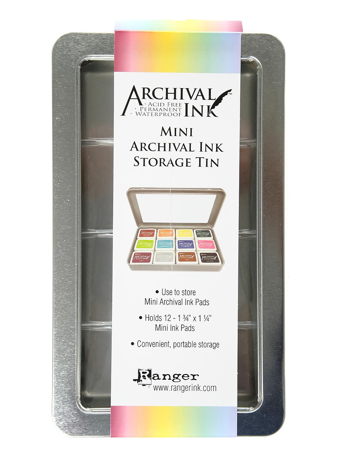 Mini Archival Ink Storage Tin each