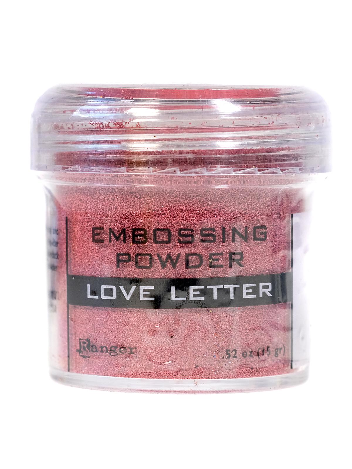 Embossing Powders love letter 0.52 oz. jar