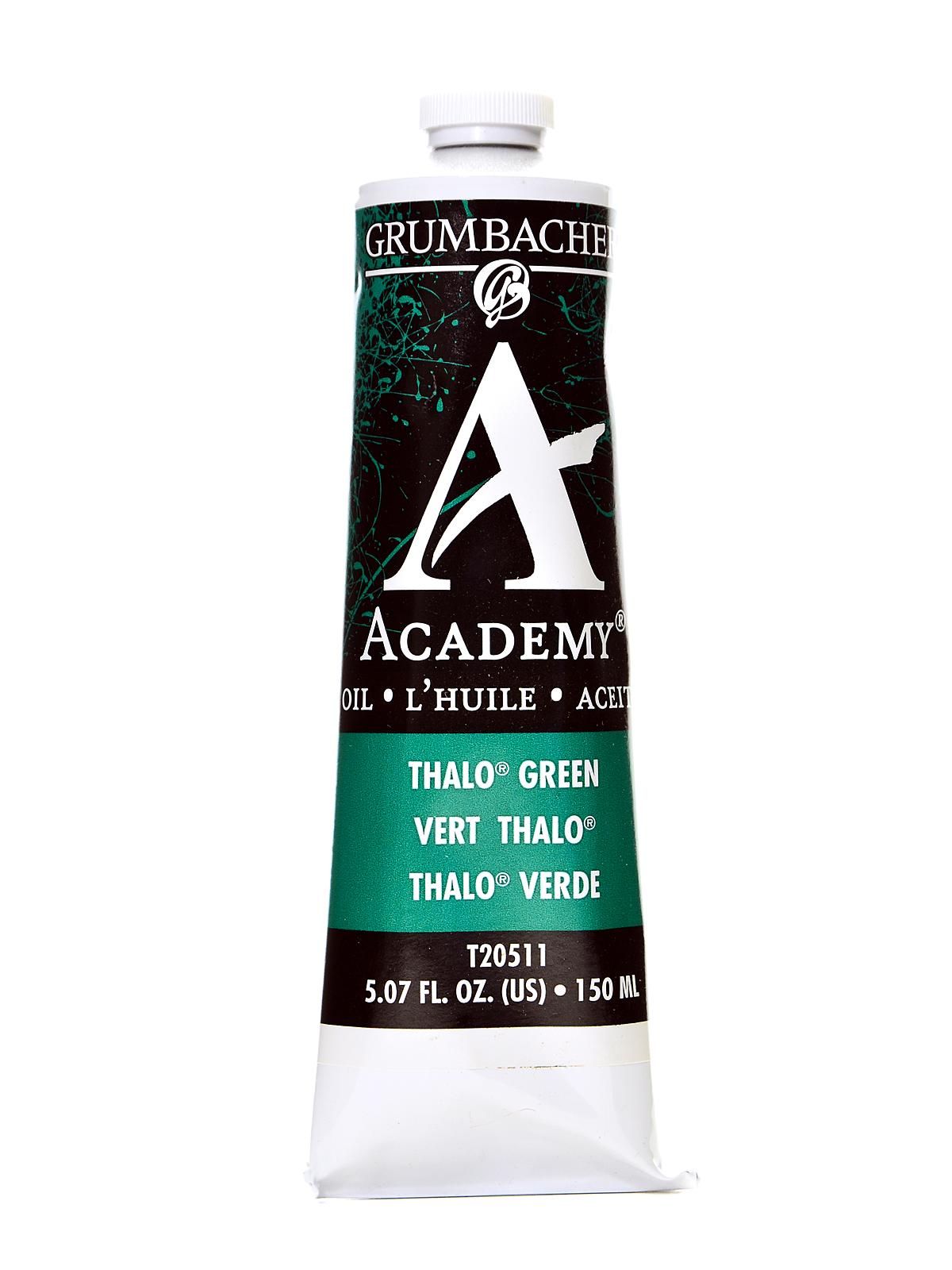 Academy Oil Colors thalo green (blue shade) 5.07 oz.