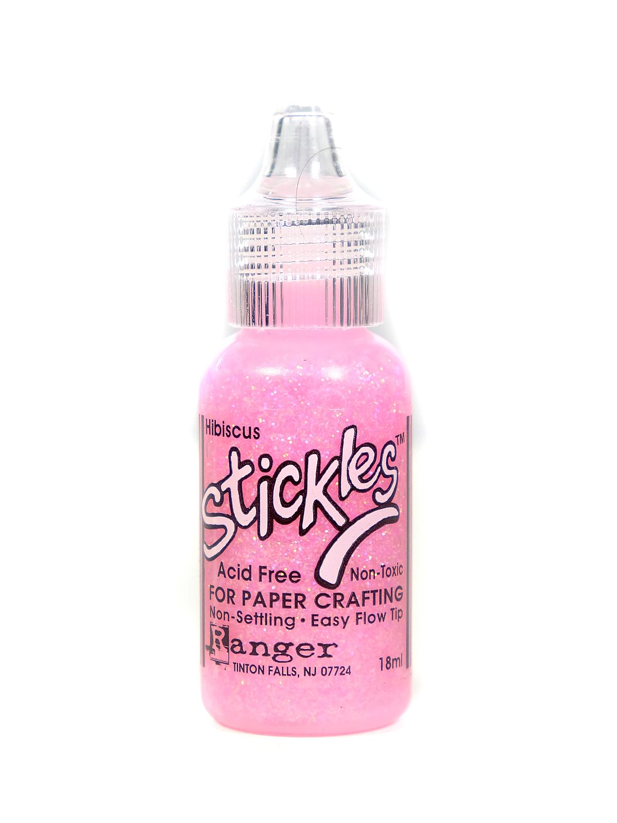 Stickles Glitter Glue hibiscus 0.5 oz. bottle