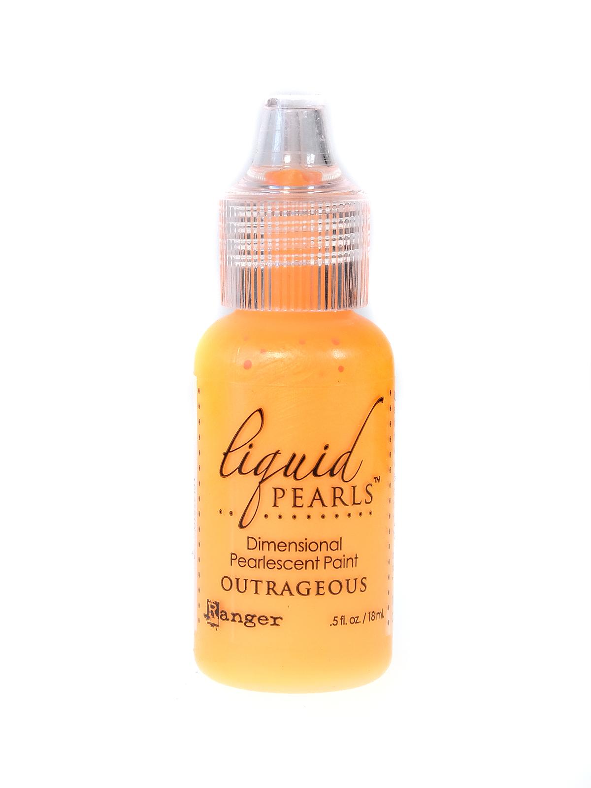 Liquid Pearls Pearlescent Paint outrageous 0.5 oz. bottle