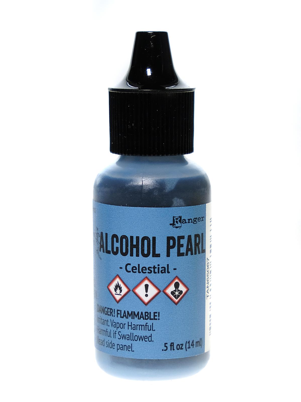 Tim Holtz Alcohol Pearls celestial 0.5 oz. bottle