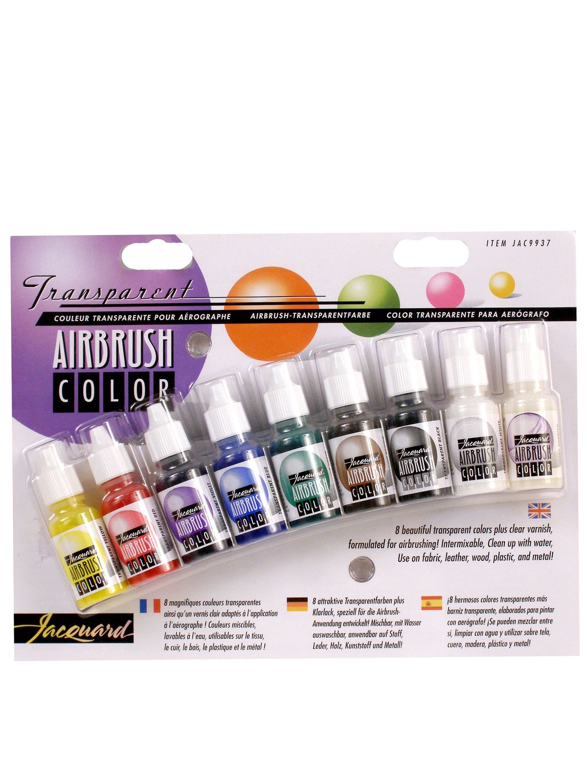 Airbrush Color Sets transparent