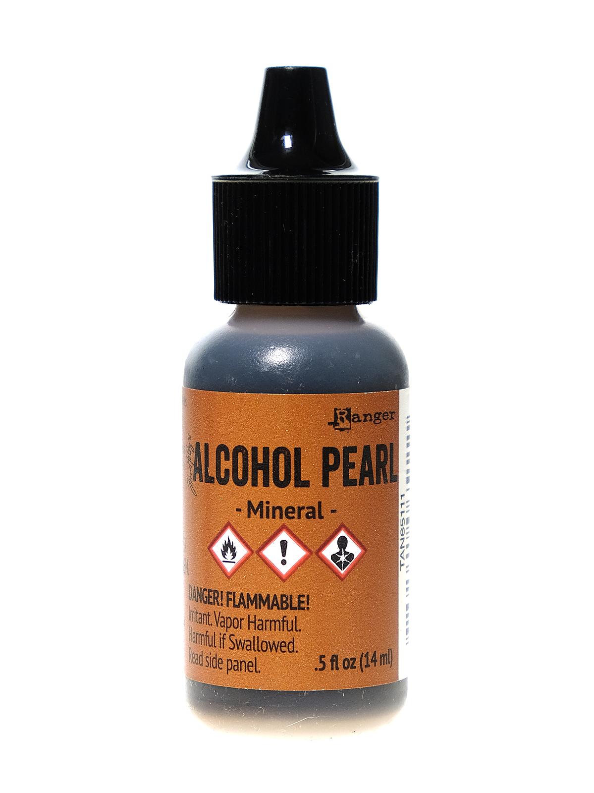 Tim Holtz Alcohol Pearls Mineral 0.5 Oz. Bottle
