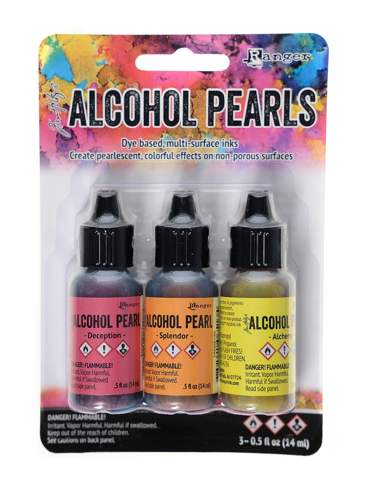 Tim Holtz Alcohol Pearl Kits #1 Deception, Splendor, Alchemy