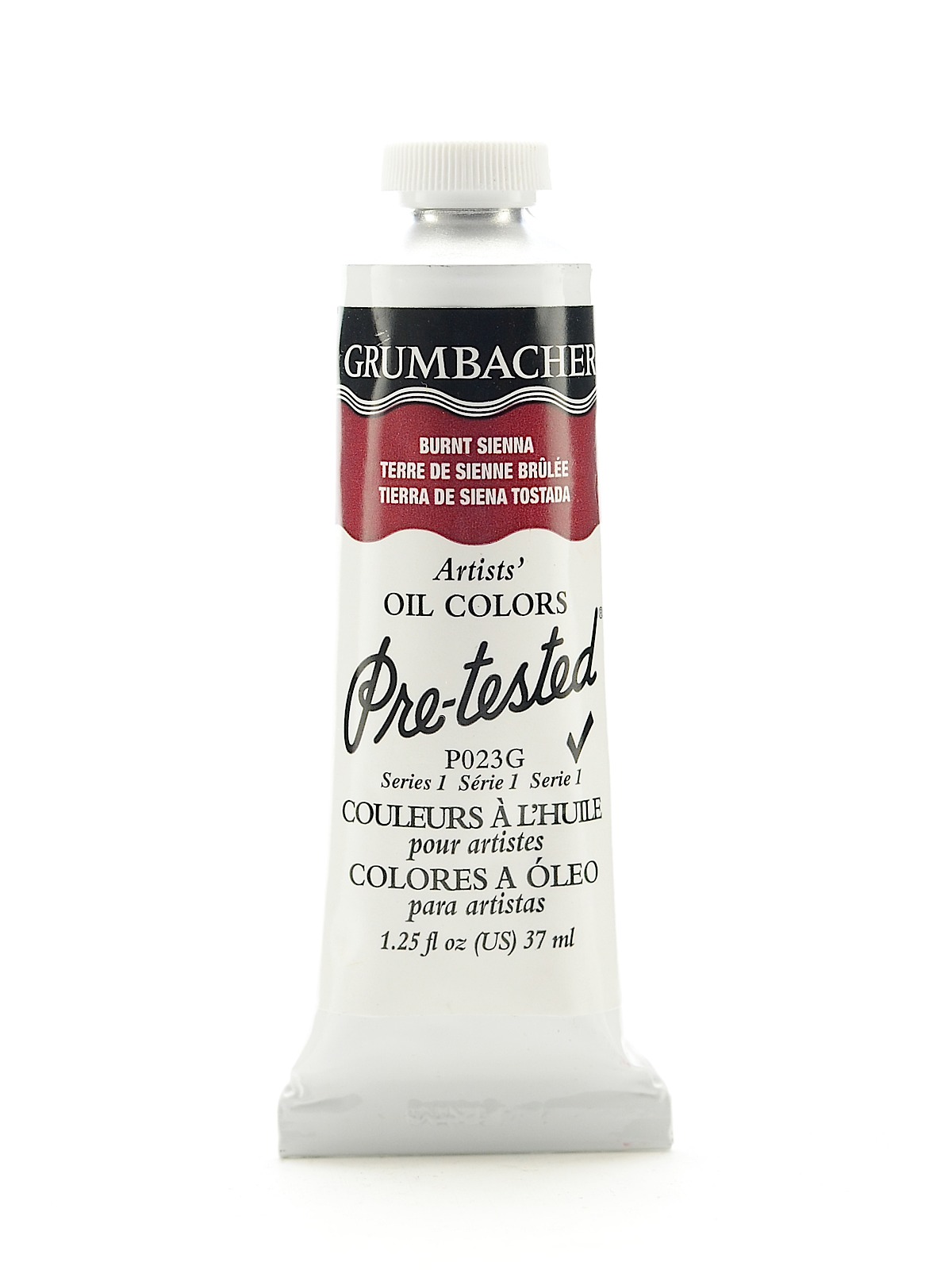 Pre-Tested Artists Oil Colors burnt sienna P023 1.25 oz.