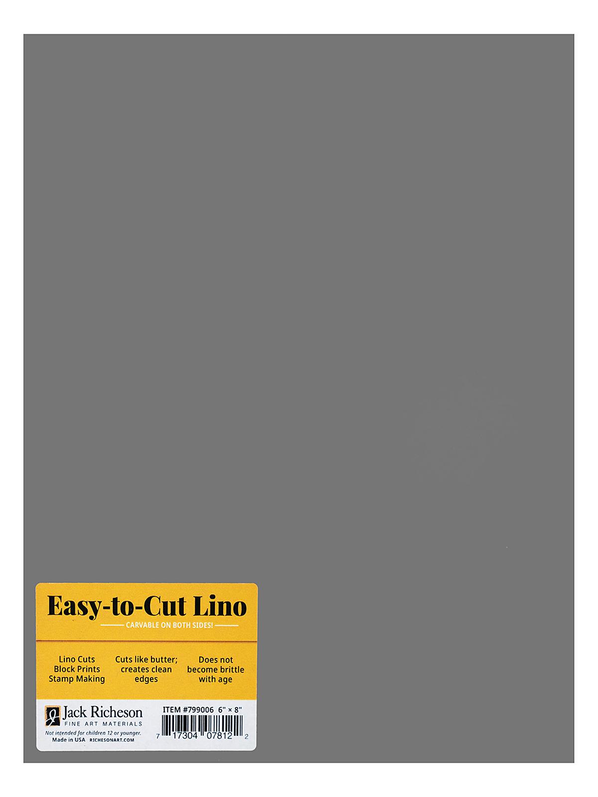 Unmounted Easy-to-Cut Linoleum 6 In. X 8 In.