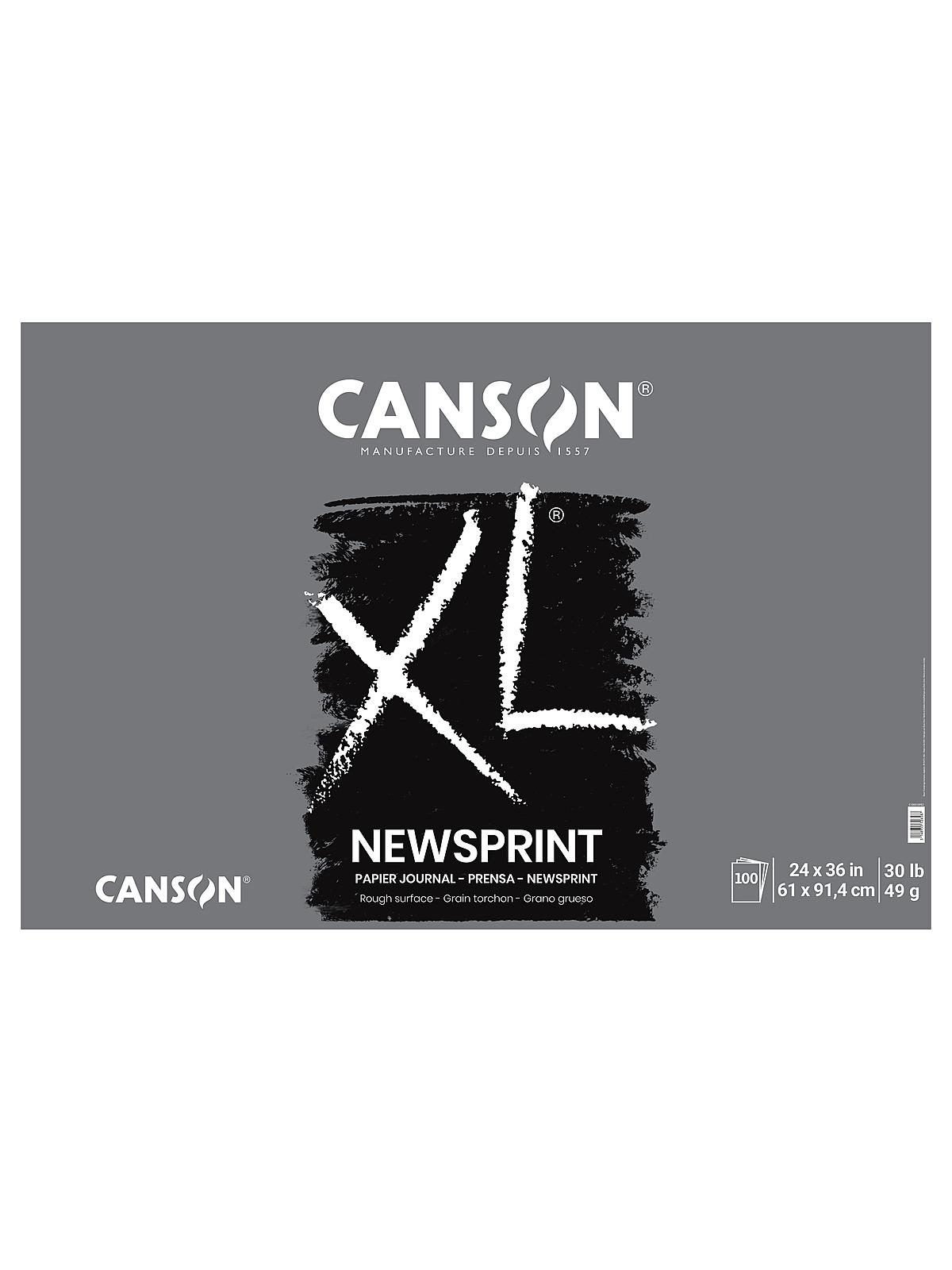 XL Newsprint Pads 24 in. x 36 in. pad of 100