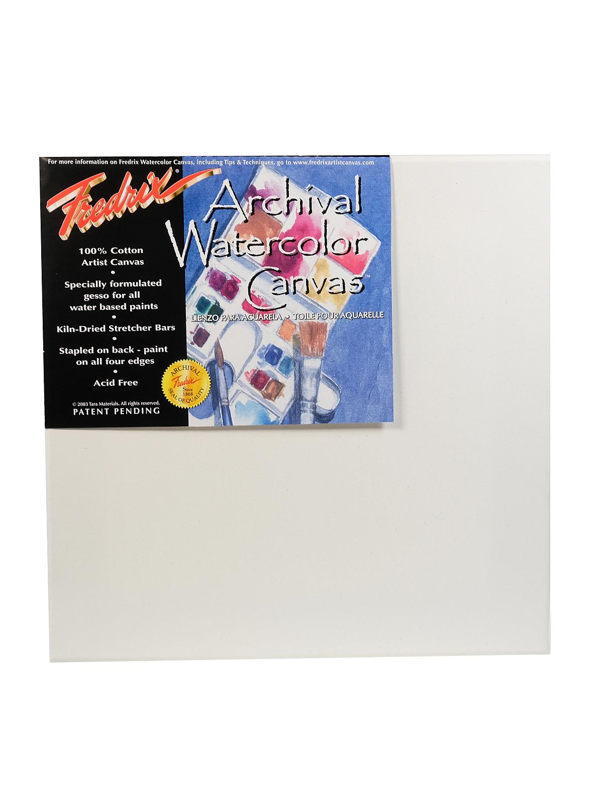 Archival Watercolor Stretched Canvas 12 in. x 12 in. each