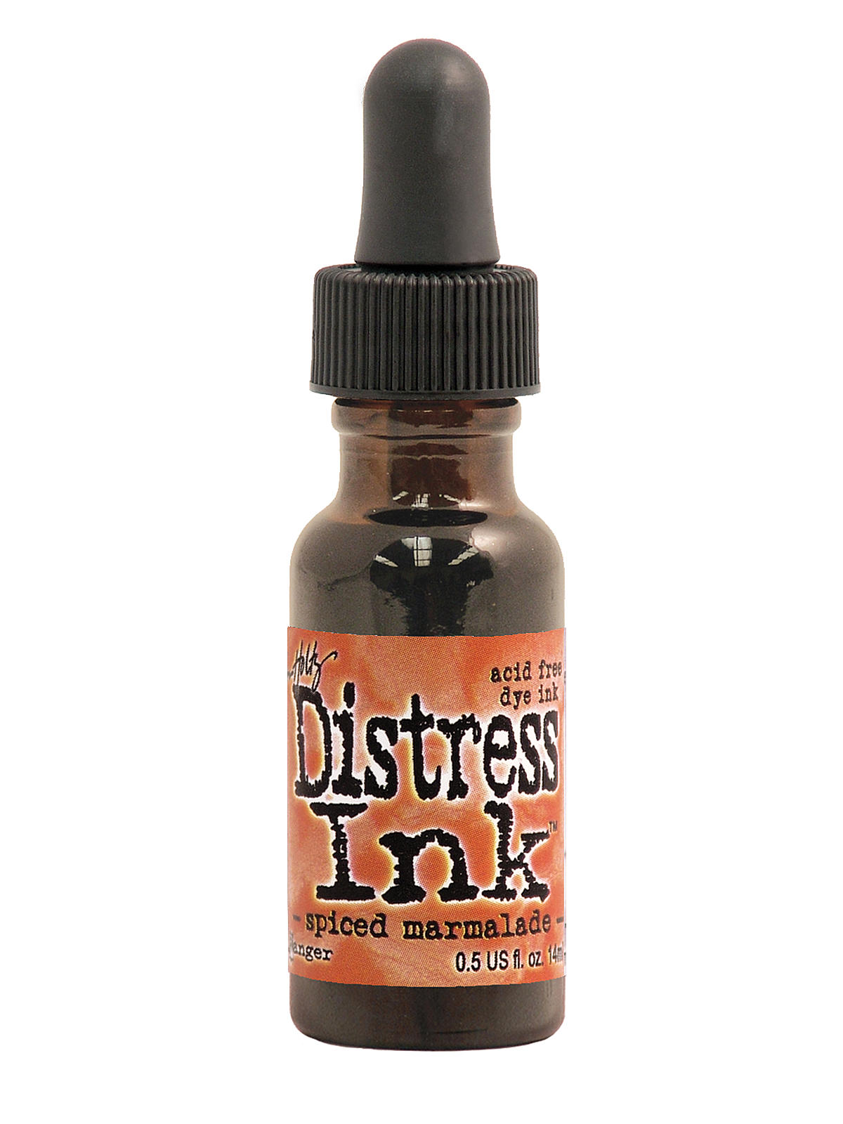 Tim Holtz Distress Ink spiced marmalade 0.5 oz. reinker bottle