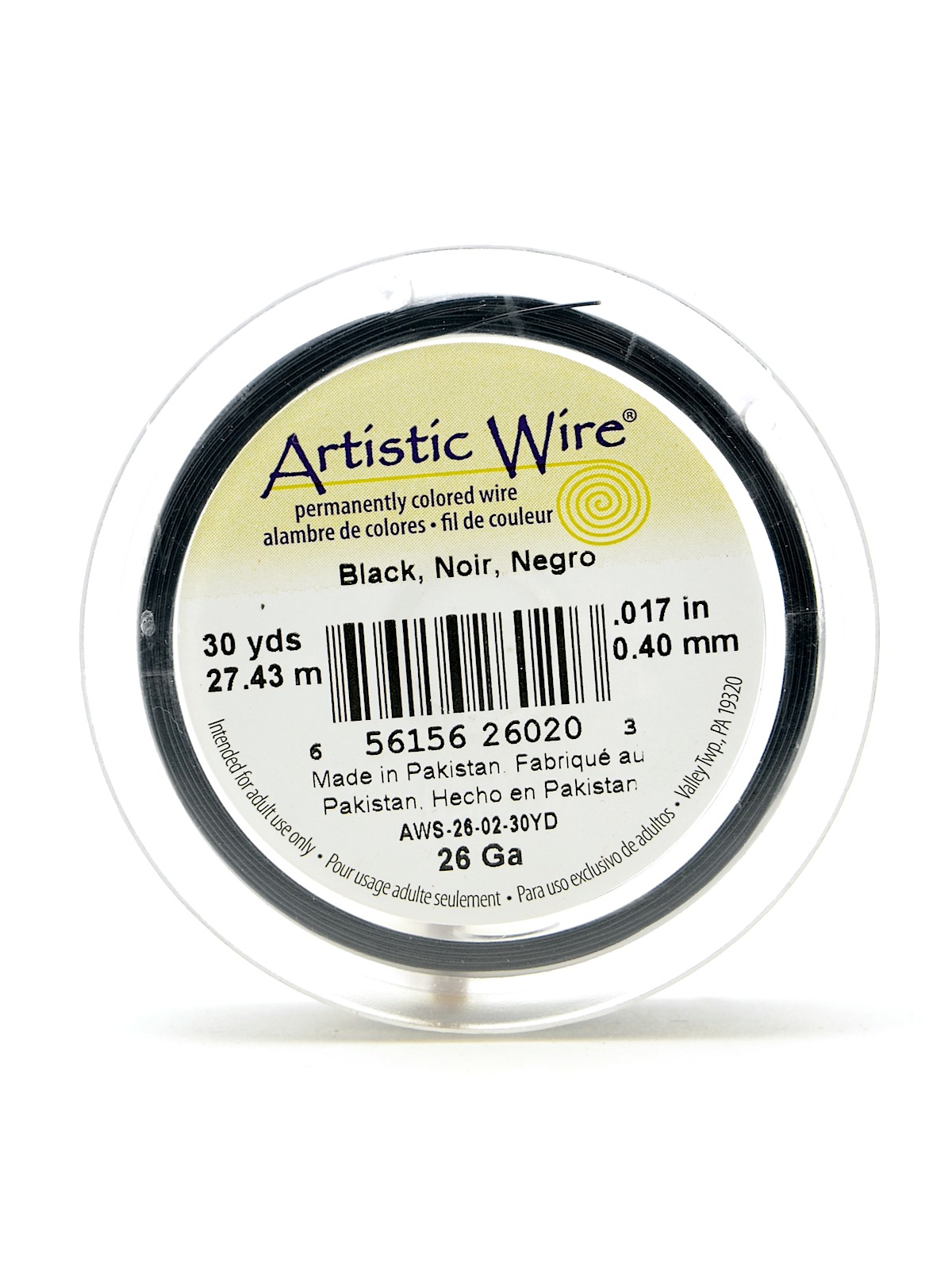 Spools 30 yd. black 26 gauge