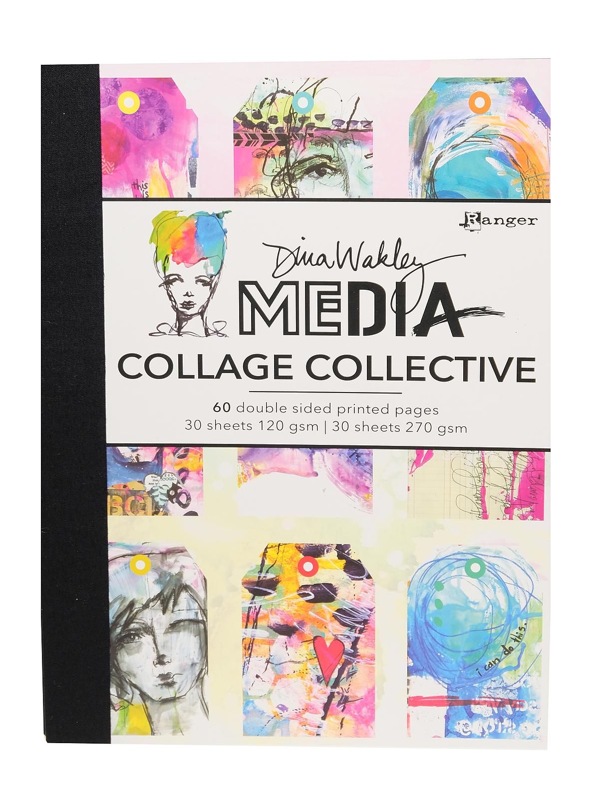 Dina Wakley Media Collage Collective 7 1 2 in. x 10 in. 60 pages 1