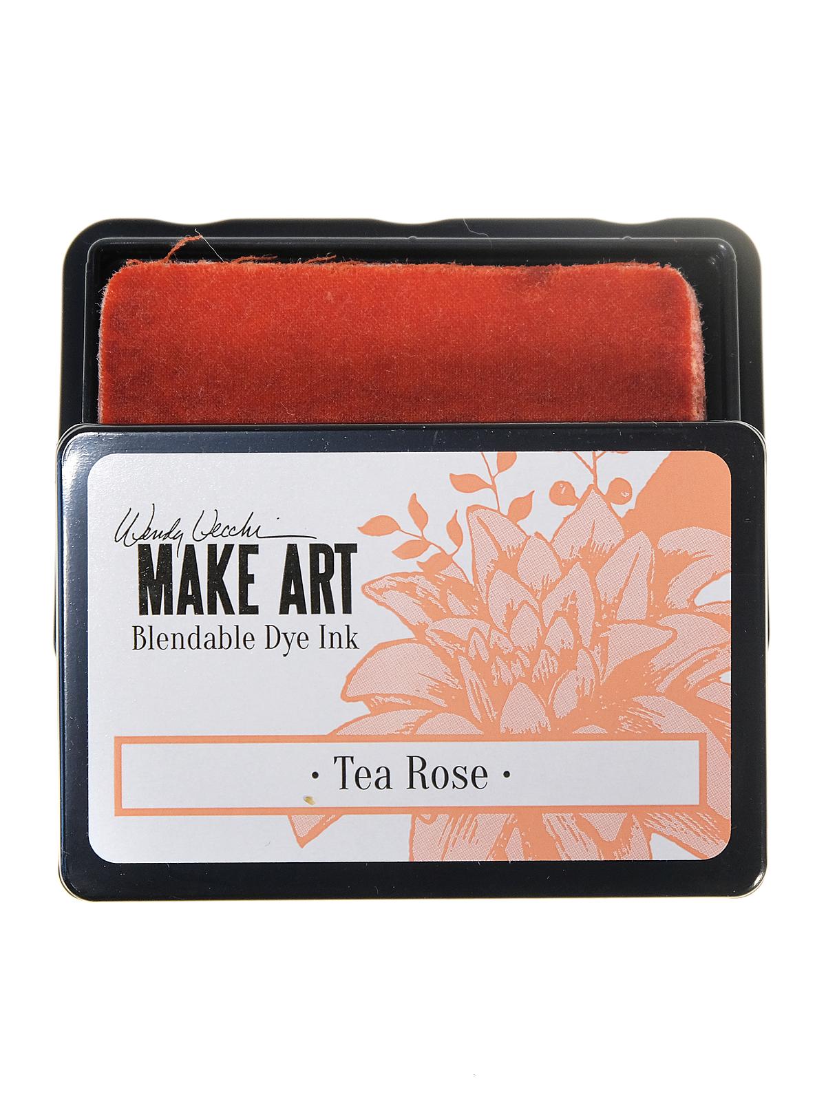 Wendy Vecchi MAKE ART Blendable Dye Inks tea rose 2 1 4 in. x 3 1 4 in. pad