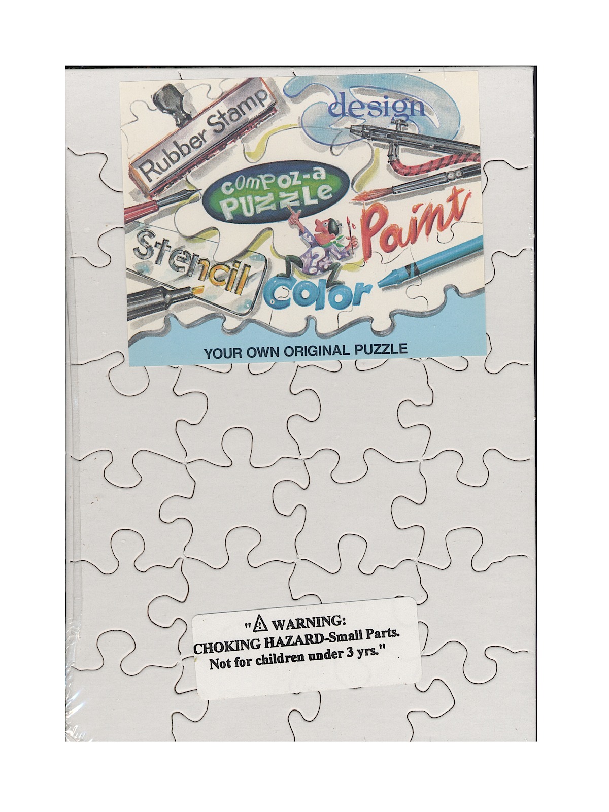Blank Puzzles 5 1 2 in. x 8 in. 28 pieces each pack of 8