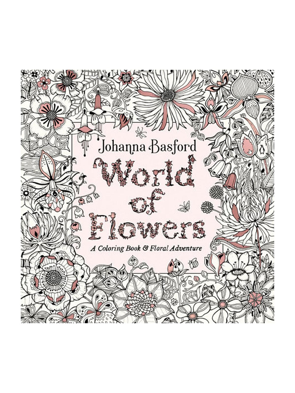World of Flowers Coloring Book each