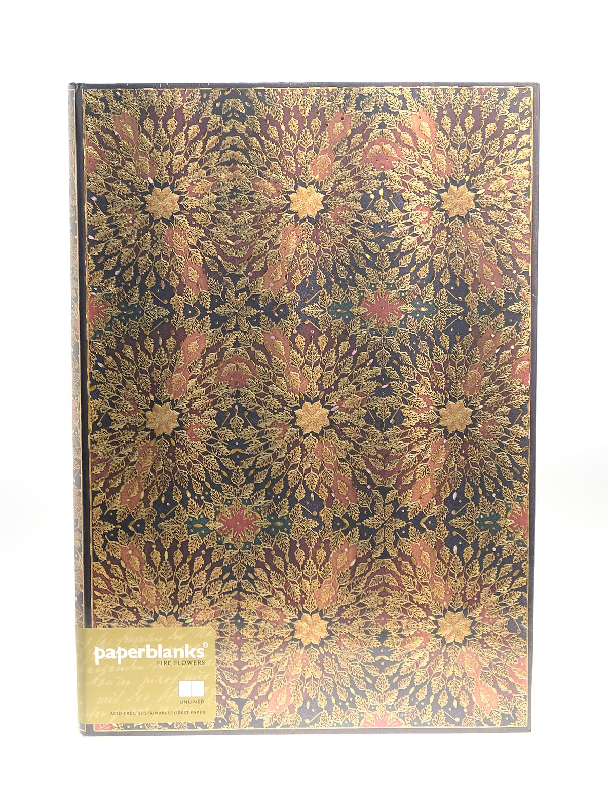 Fire Flowers Grande 8 1 4 in. x 11 3 4 in. 128 pages, unlined