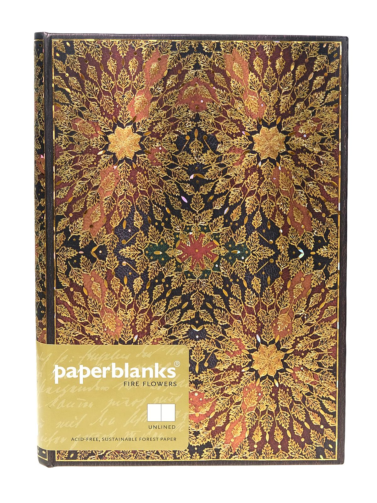 Fire Flowers Midi 5 in. x 7 in. 240 pages, unlined