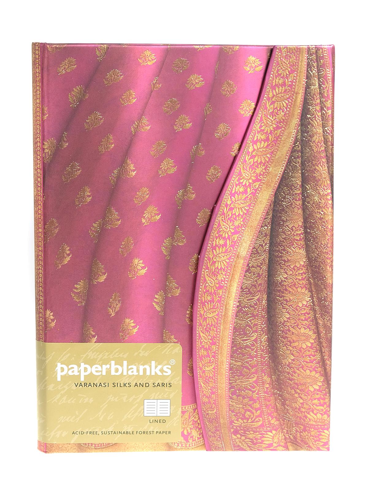 Varanasi Silks Gulabi Midi, 5 in. x 7 in. 144 pages, lined