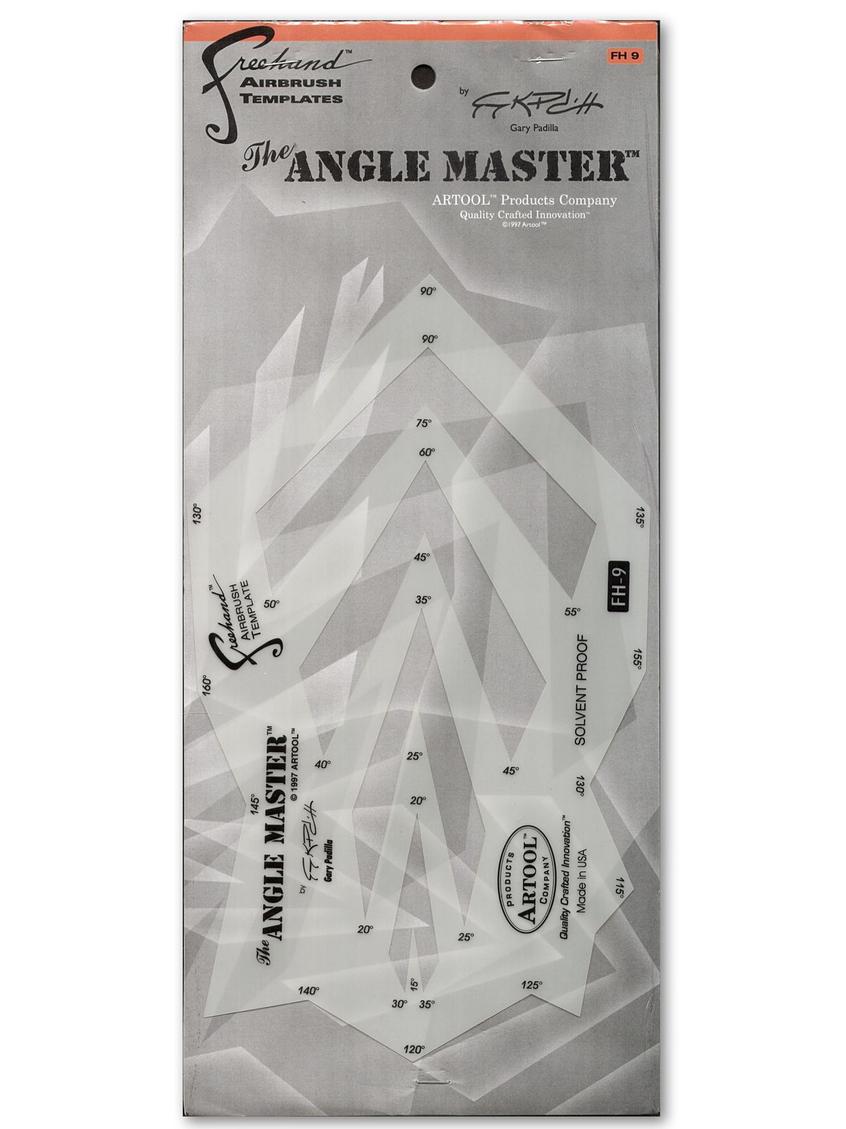 The Angle Master Freehand Airbrush Template Template