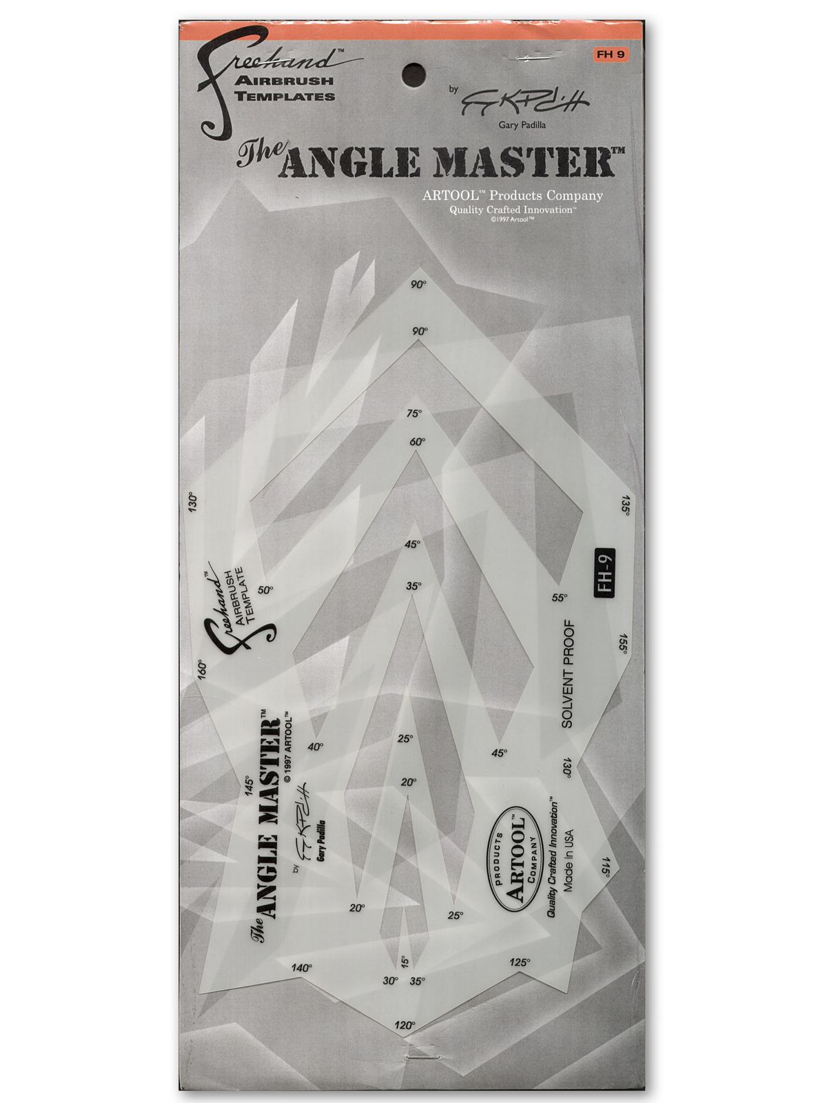 The Angle Master Freehand Airbrush Template template