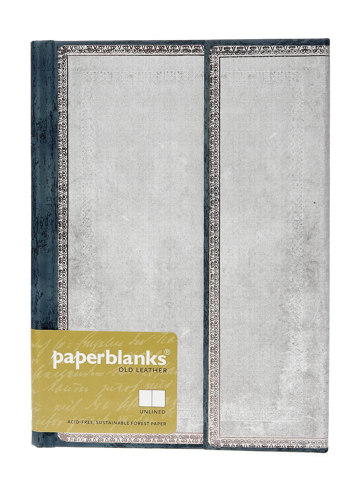 Old Leather Journals Flint Midi, 5 in. x 7 in. 144 pages, unlined