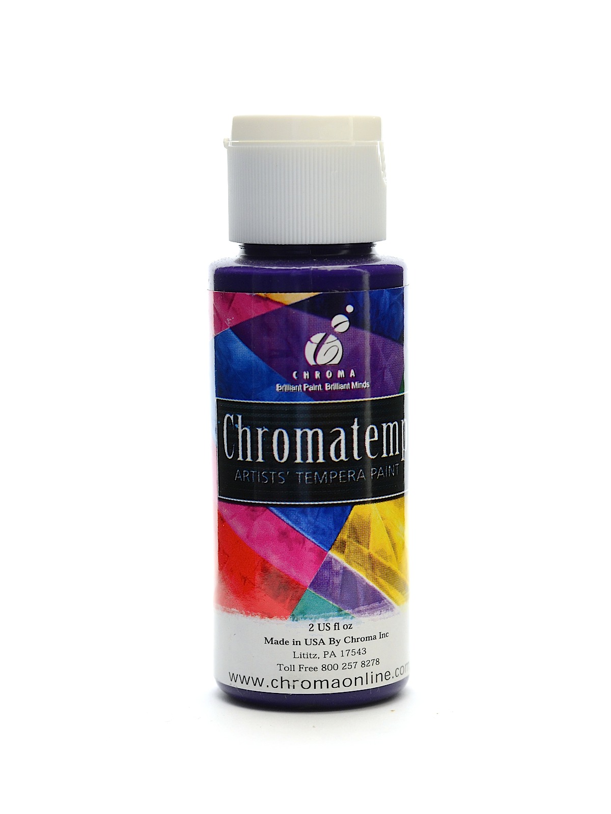 ChromaTemp Artists' Tempera Paint violet 2 oz.