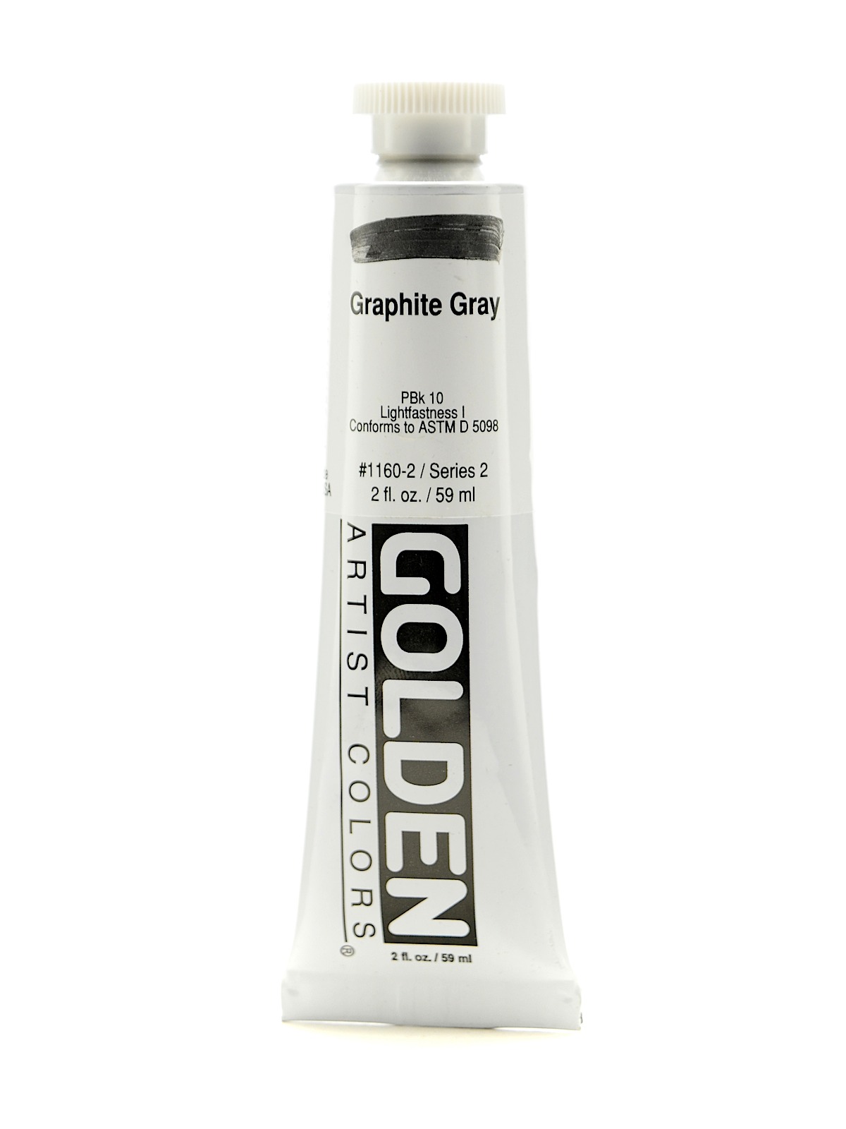 Heavy Body Acrylics graphite gray 2 oz.