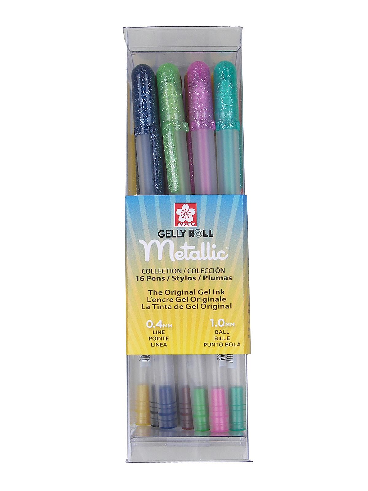 Gelly Roll Metallic Pen Sets cube collection (set of 16)