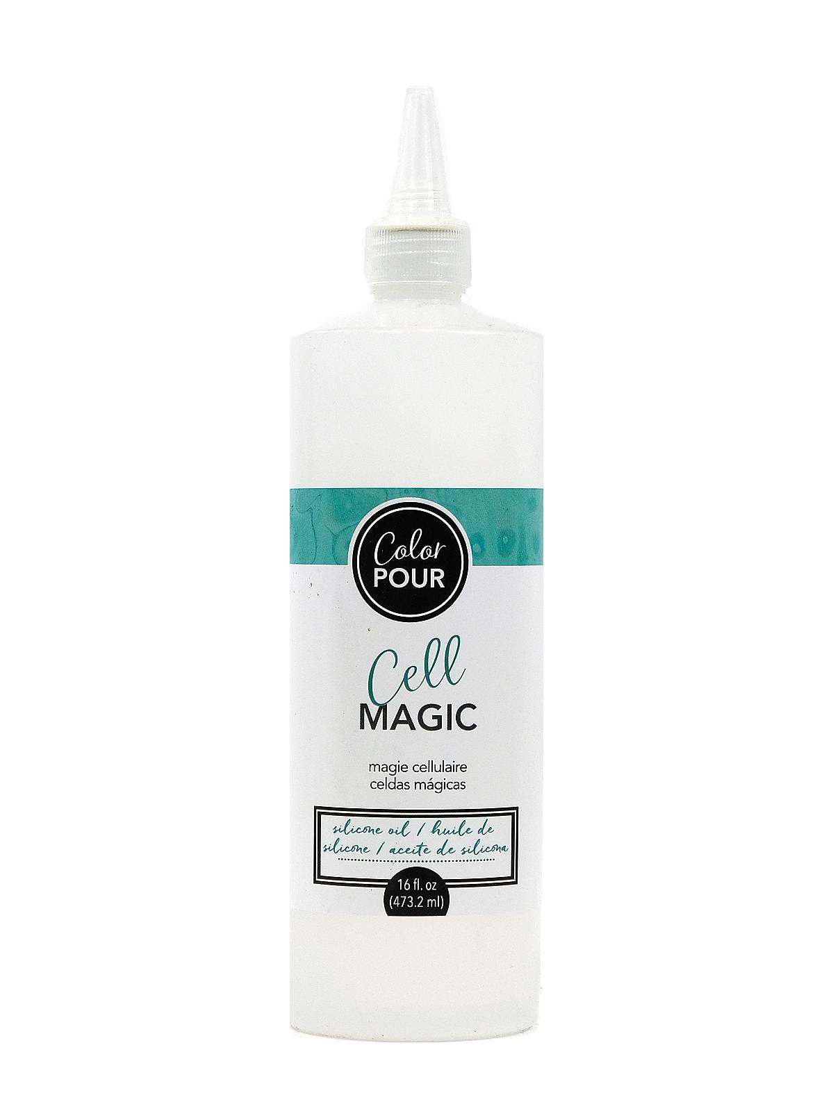 Color Pour Cell Magic Silicone Oil 16 oz. bottle